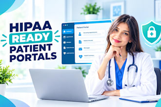 build a hipaa compliant patient portal and web app