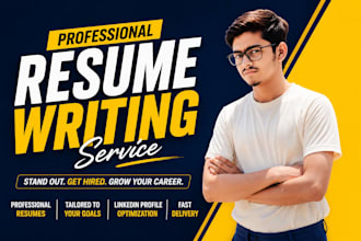 write a professional resume, CV, cover letter and linkedin profile