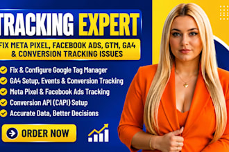 fix google meta pixel facebook ads GTM, ga4, conversion tracking GTM api expert