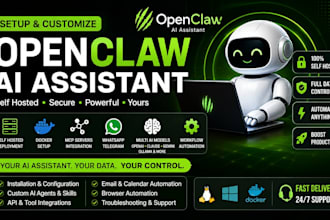 install openclaw ai assistant, mcp server,