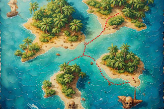 create a stunning watercolor fantasy map and artistic cartography