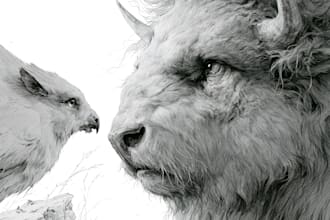create realistic animal illustration