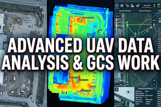 advanced uav drone footage analysis and gcs data processing