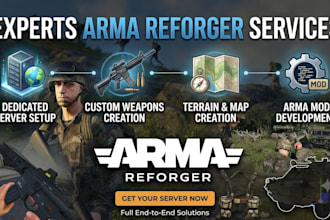 do arma reforger server setup, arma reforger weapons, map creation, arma mod