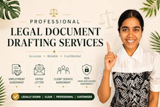 draft a professional employment agreement and offer letter