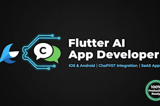 build flutter mobile app with ai and chatgpt API integration