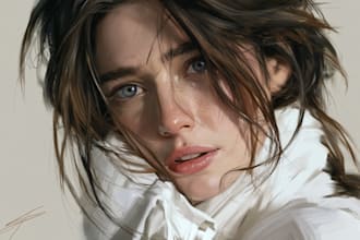 draw a professional portrait painting for you, noai