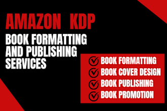publish book on amazon kindle KDP, book formatting, amazon KDP book publishing