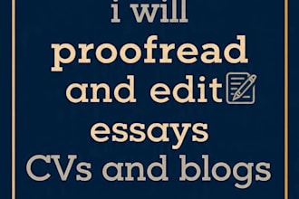proofread and edit documents