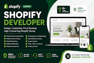 shopify theme customization and shopify custom coding