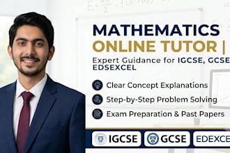 teach cambridge igcse mathematics with personalized online tutoring