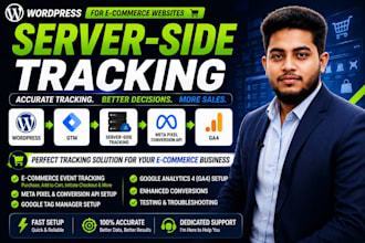 set up meta pixel, facebook conversion API, ga4 and GTM server side tracking