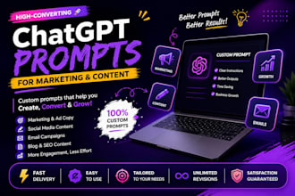 create chatgpt prompts for marketing