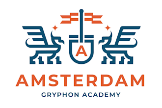design modern heraldry, coat of arms logo for your company
