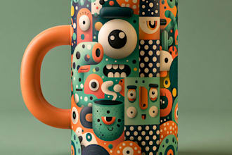 design a unique coffee mug and custom mug design