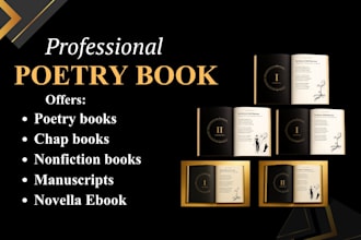 design format poetry book chapbook nonfiction novella adobe indesign KDP publish