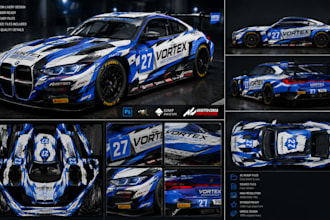 design your car livery, assetto corsa livery and sim racing livery