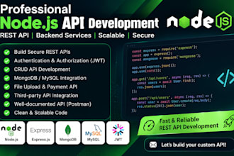 build a secure rest API using nodejs, express, and mongodb