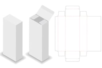 create custom dieline, box dieline, packaging dieline, die cut and cut lines