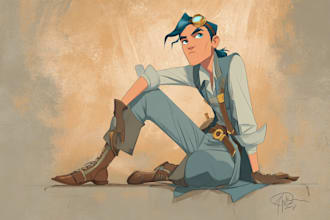 design awesome carton original characters