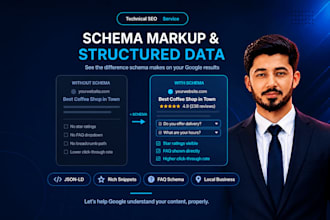 add schema markup and structured data for google rich results