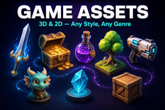 create any game assets for you