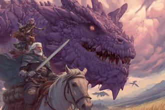 dnd character art and dnd character illustration