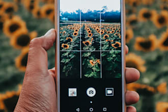 do professional image resizing, cropping and background adjusting