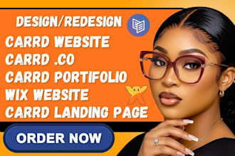 design carrd website carrd redesign carrd website design carrd landing page wix