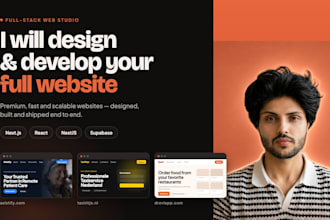 develop full stack website with next js, nest js and supabase