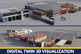create realistic digital twin ready architectural models