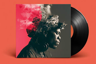 do album cover design, mixtape cover art, single cover art