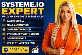 audit, fix, edit website design systeme io landing page automation sales funnel