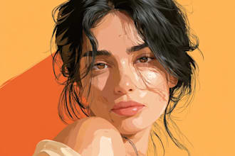 draw high quality vector portraits