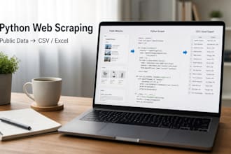build a python web scraper and export clean data with ai