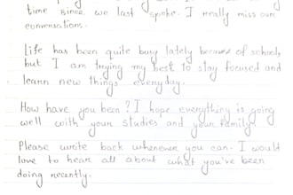 write your imagination with my beautiful handwriting