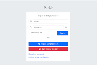 develop a simple login and register website