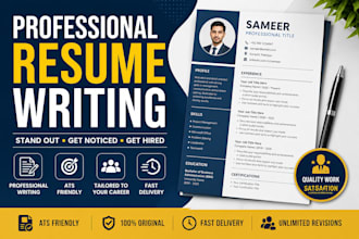 create a professional ats friendly CV and resume