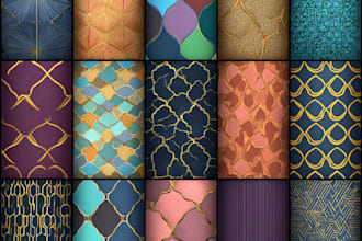 create trendy and high quality seamless patterns