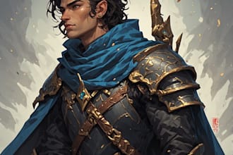 dnd, fantasy character and dnd character