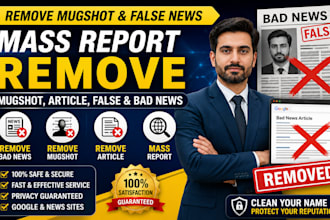 remove mugshot article false bad news negative links remove copyright by dmca