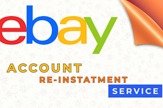 reinstate ebay seller account, remove mc011, mc999, and restriction