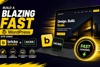 build a blazing fast wordpress site using bricks builder