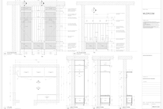 create professional millwork shop drawings for manufacturing