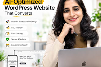 design an ai optimized wordpress website that converts