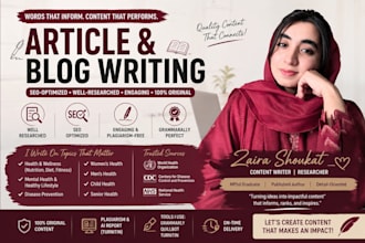 write academic research article