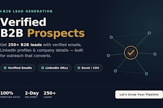 build targeted b2b prospect list with verified emails