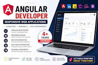 develop responsive angular web applications