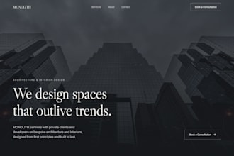 build a responsive portfolio website or landing page with react