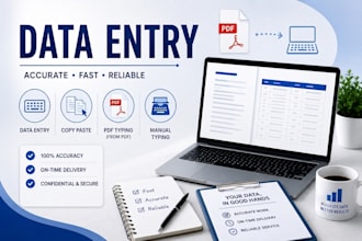 do accurate data entry and copy paste tasks